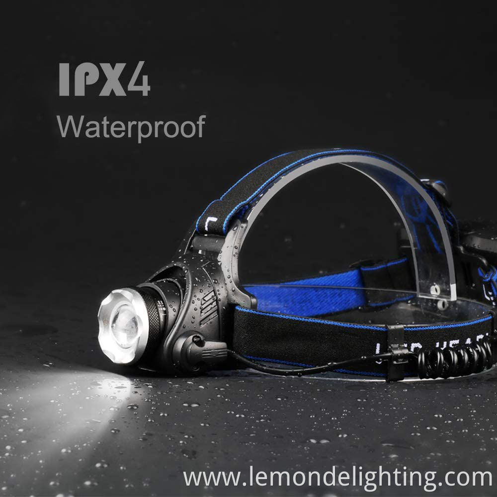 Rechargeable Waterproof Headlamp